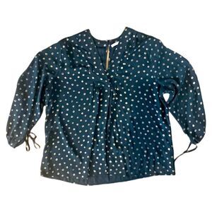 Dark Green Dressy Blouse